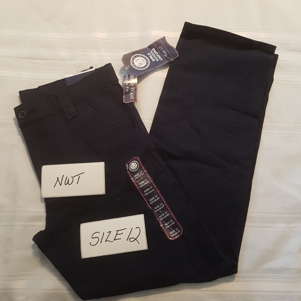 Cambridge Classics girls size 12 blue uniform pants new